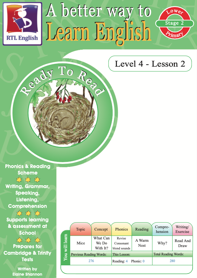 RTL English Level 4, Book 2 cover