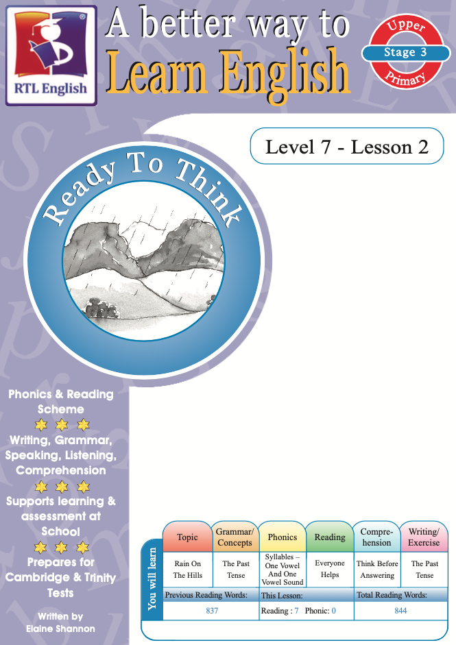 RTL English Level 7, Book 2 cover